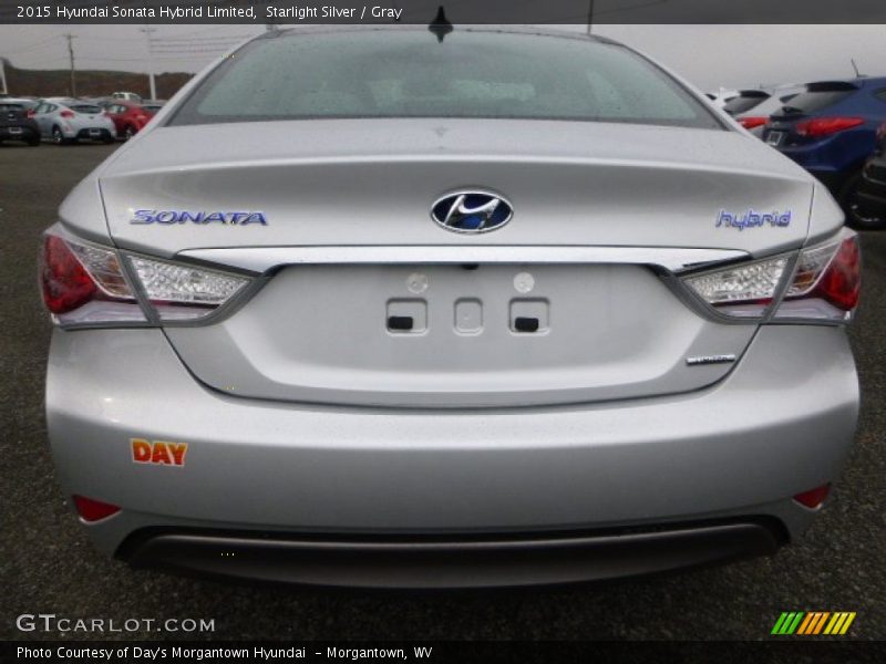 Starlight Silver / Gray 2015 Hyundai Sonata Hybrid Limited