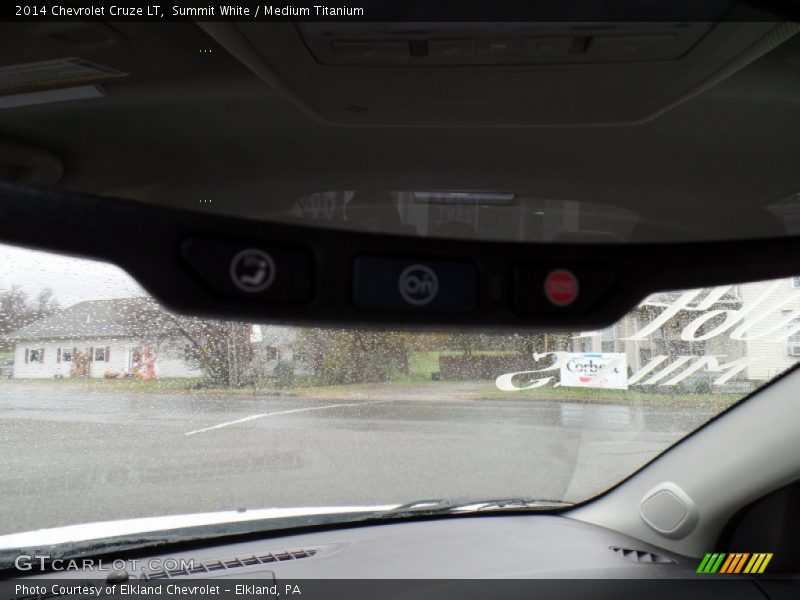 Summit White / Medium Titanium 2014 Chevrolet Cruze LT