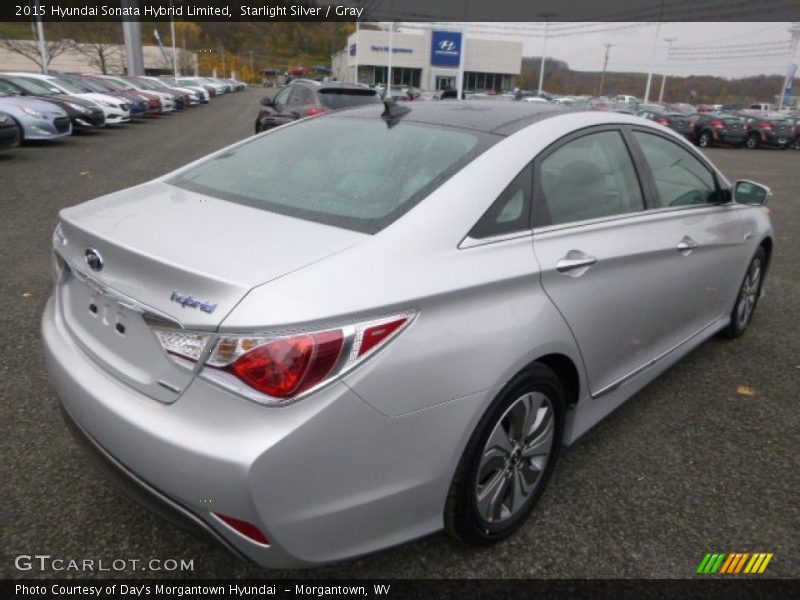 Starlight Silver / Gray 2015 Hyundai Sonata Hybrid Limited