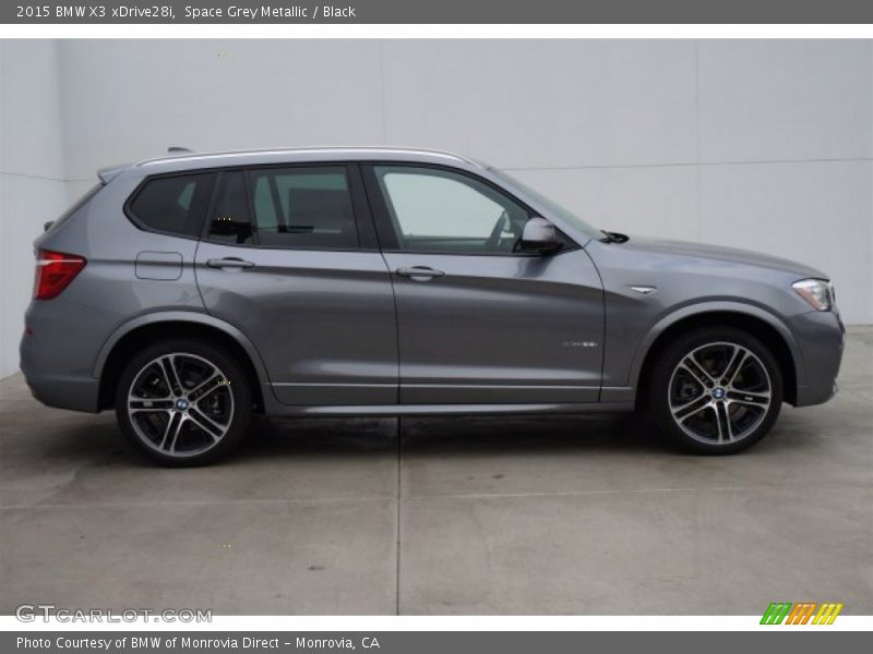 Space Grey Metallic / Black 2015 BMW X3 xDrive28i