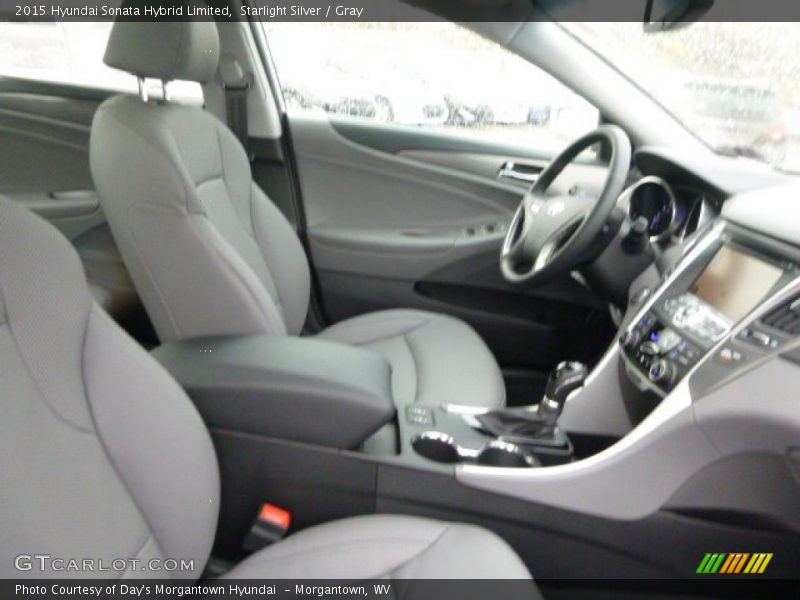 Starlight Silver / Gray 2015 Hyundai Sonata Hybrid Limited