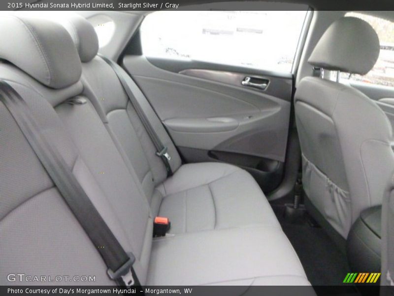 Starlight Silver / Gray 2015 Hyundai Sonata Hybrid Limited