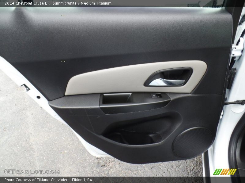 Summit White / Medium Titanium 2014 Chevrolet Cruze LT