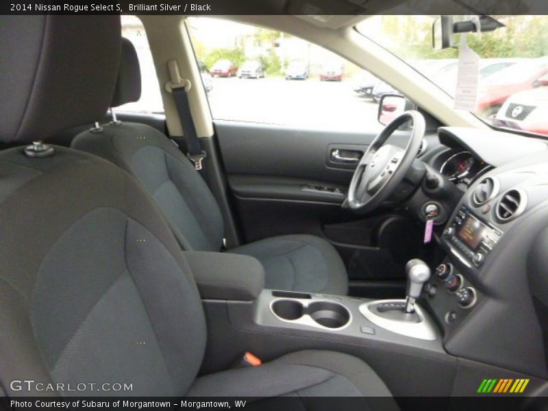 Brilliant Silver / Black 2014 Nissan Rogue Select S
