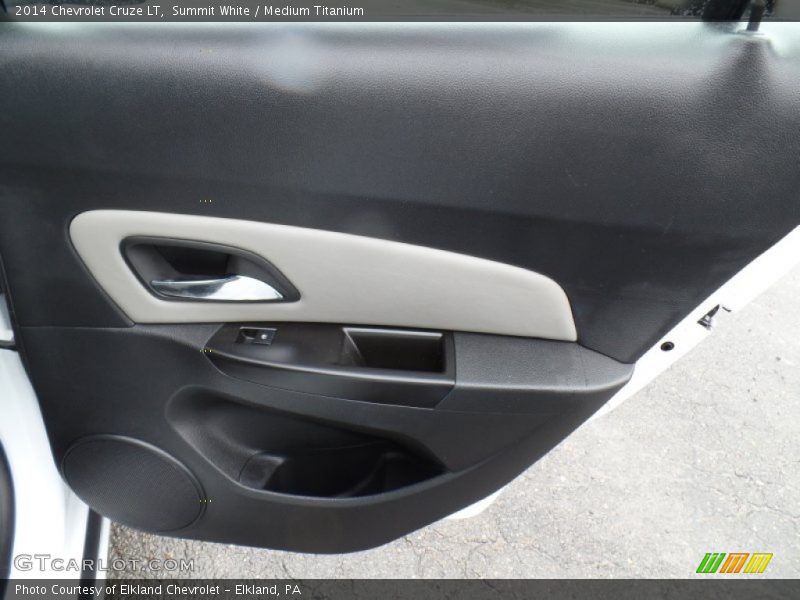 Summit White / Medium Titanium 2014 Chevrolet Cruze LT