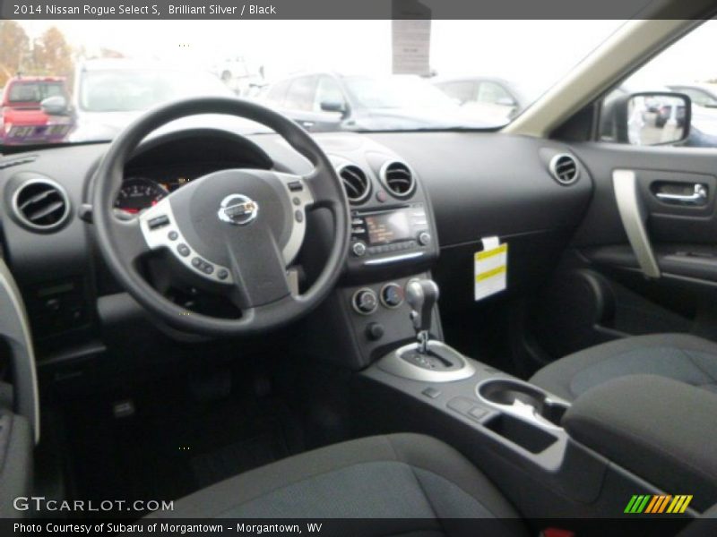 Brilliant Silver / Black 2014 Nissan Rogue Select S