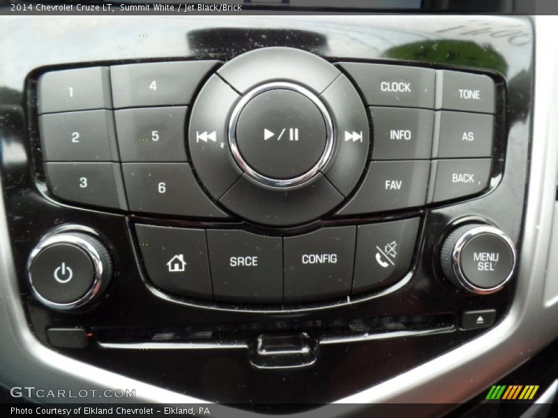 Summit White / Jet Black/Brick 2014 Chevrolet Cruze LT