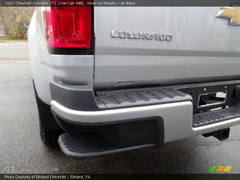 Silver Ice Metallic / Jet Black 2015 Chevrolet Colorado Z71 Crew Cab 4WD