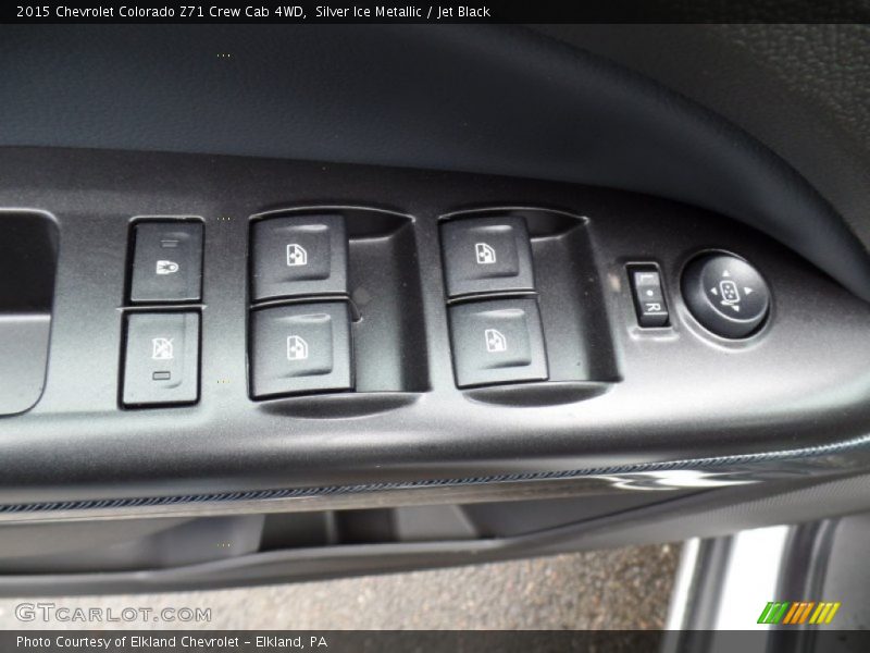 Silver Ice Metallic / Jet Black 2015 Chevrolet Colorado Z71 Crew Cab 4WD