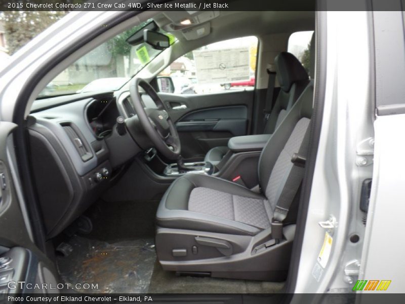 Silver Ice Metallic / Jet Black 2015 Chevrolet Colorado Z71 Crew Cab 4WD