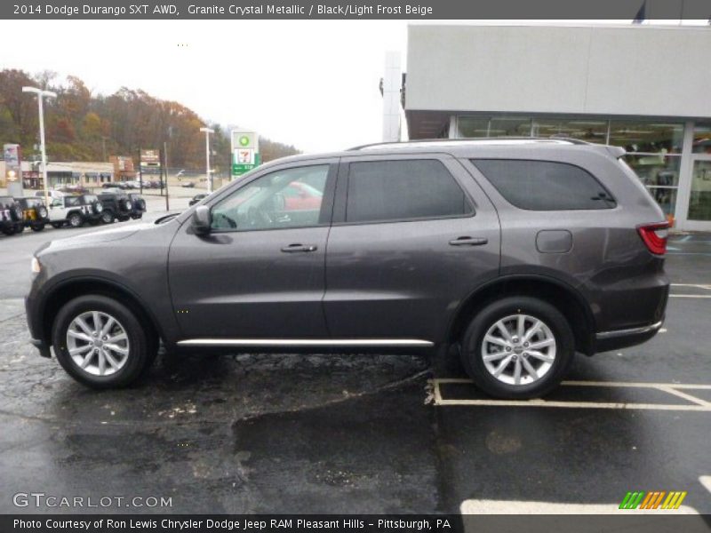 Granite Crystal Metallic / Black/Light Frost Beige 2014 Dodge Durango SXT AWD