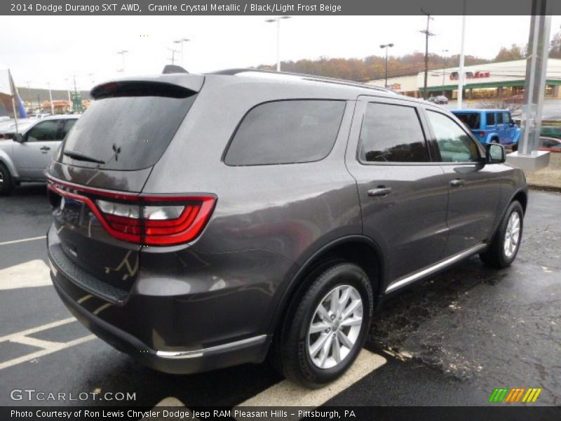Granite Crystal Metallic / Black/Light Frost Beige 2014 Dodge Durango SXT AWD