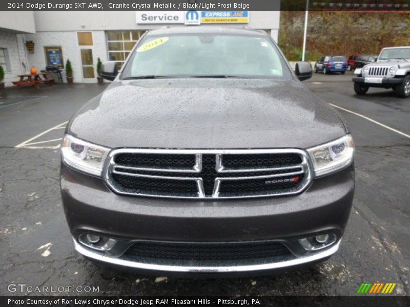 Granite Crystal Metallic / Black/Light Frost Beige 2014 Dodge Durango SXT AWD