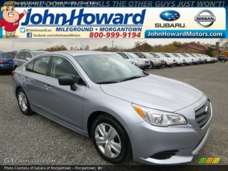 Ice Silver Metallic / Slate Black 2015 Subaru Legacy 2.5i
