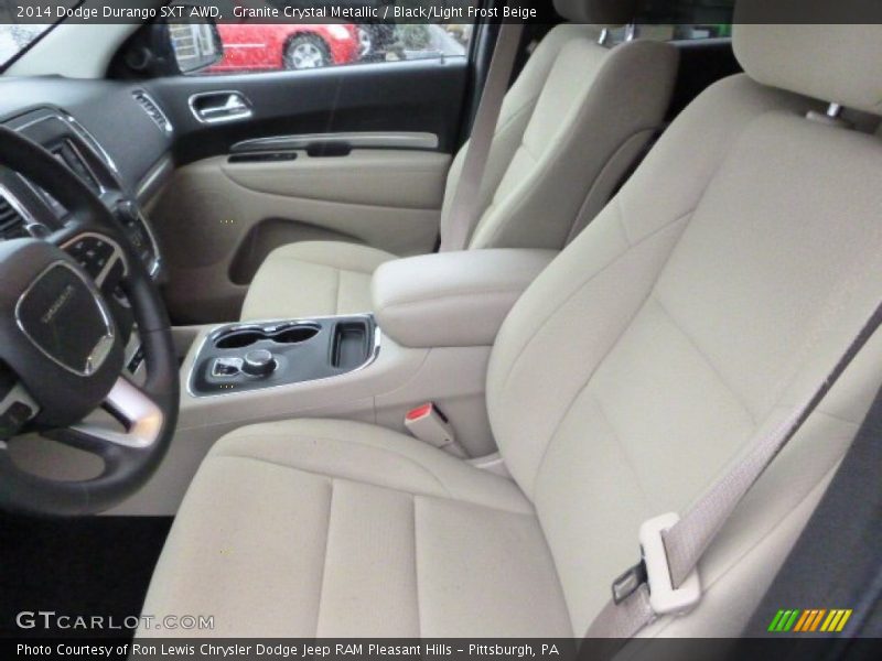 Granite Crystal Metallic / Black/Light Frost Beige 2014 Dodge Durango SXT AWD