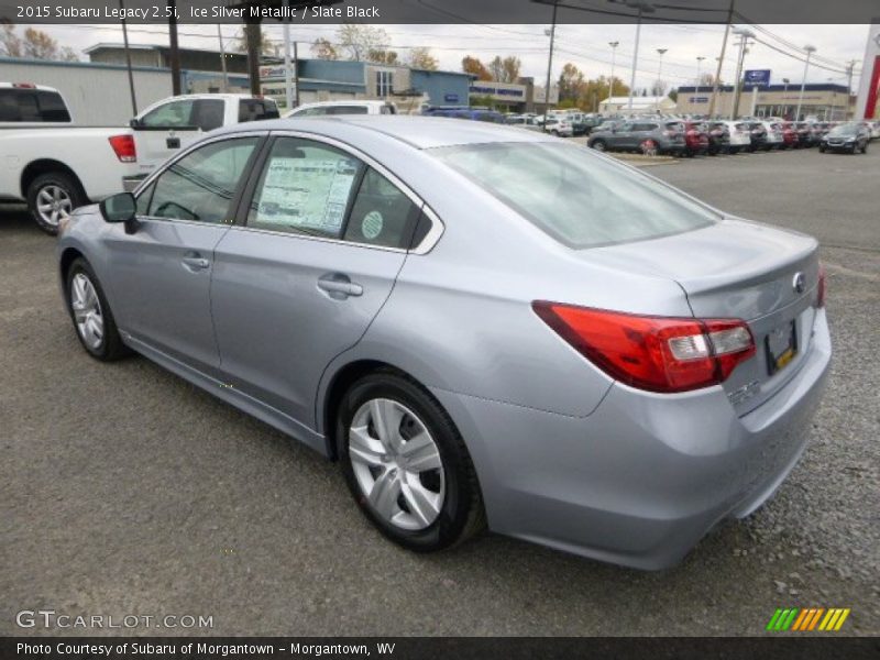Ice Silver Metallic / Slate Black 2015 Subaru Legacy 2.5i