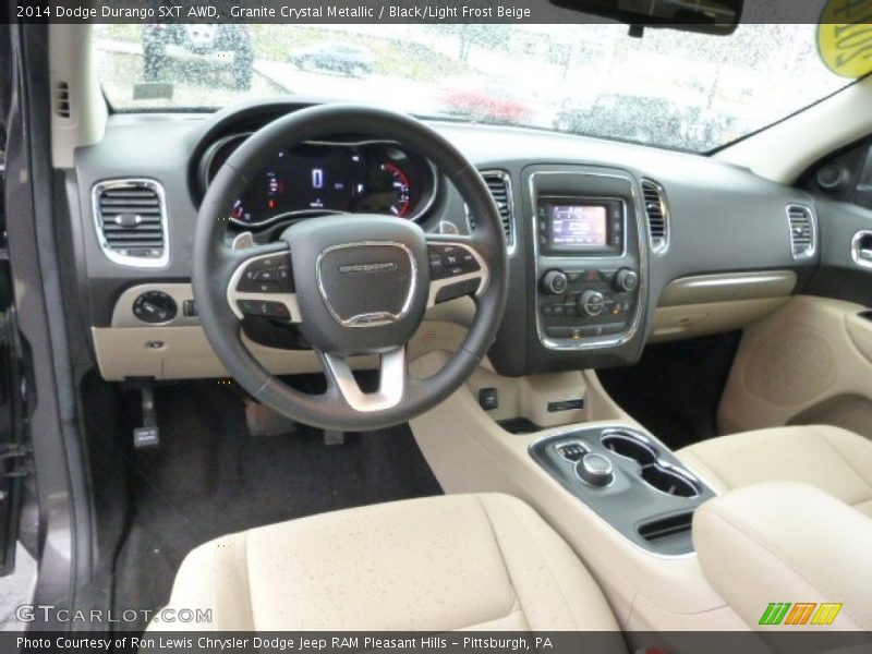 Granite Crystal Metallic / Black/Light Frost Beige 2014 Dodge Durango SXT AWD