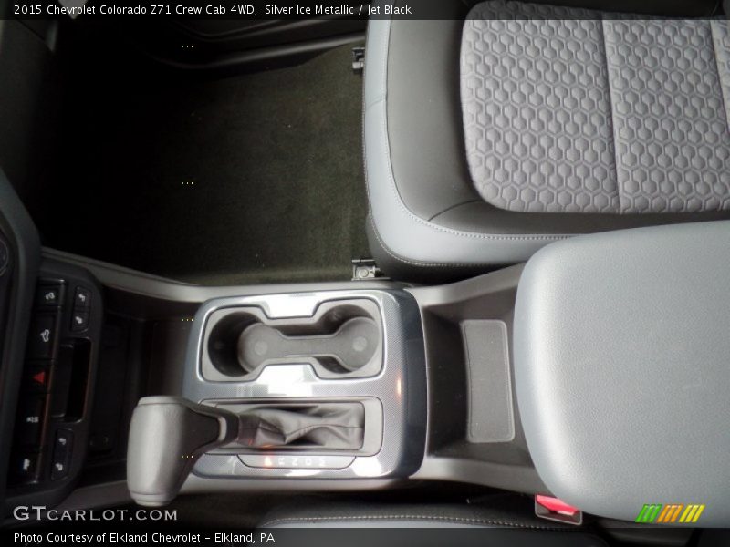 Silver Ice Metallic / Jet Black 2015 Chevrolet Colorado Z71 Crew Cab 4WD