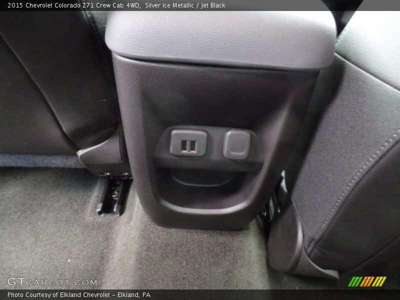 Silver Ice Metallic / Jet Black 2015 Chevrolet Colorado Z71 Crew Cab 4WD