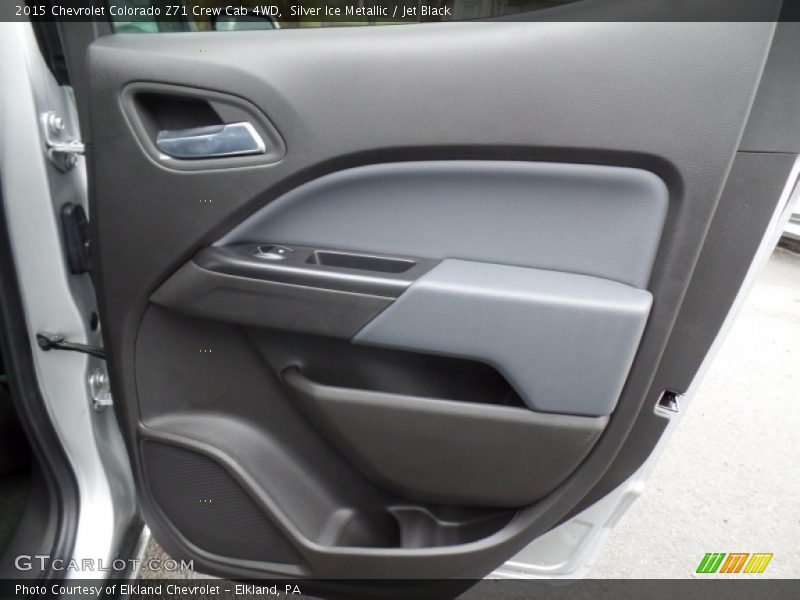 Silver Ice Metallic / Jet Black 2015 Chevrolet Colorado Z71 Crew Cab 4WD