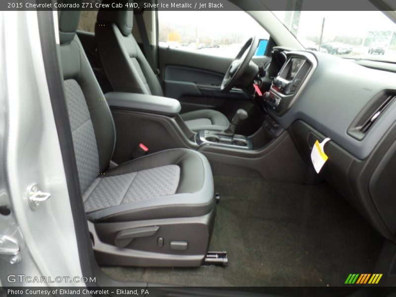 Silver Ice Metallic / Jet Black 2015 Chevrolet Colorado Z71 Crew Cab 4WD
