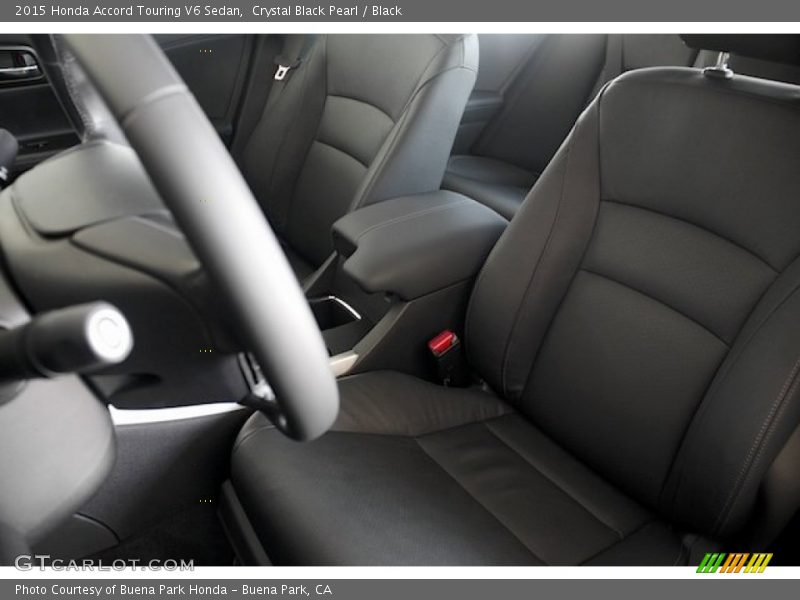 Crystal Black Pearl / Black 2015 Honda Accord Touring V6 Sedan