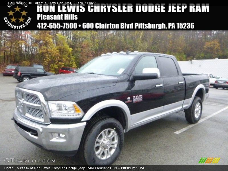 Black / Black 2015 Ram 2500 Laramie Crew Cab 4x4