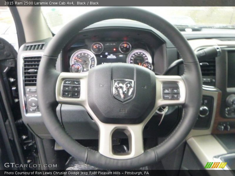 Black / Black 2015 Ram 2500 Laramie Crew Cab 4x4