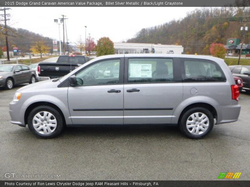  2015 Grand Caravan American Value Package Billet Silver Metallic