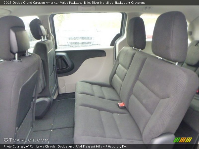 Rear Seat of 2015 Grand Caravan American Value Package