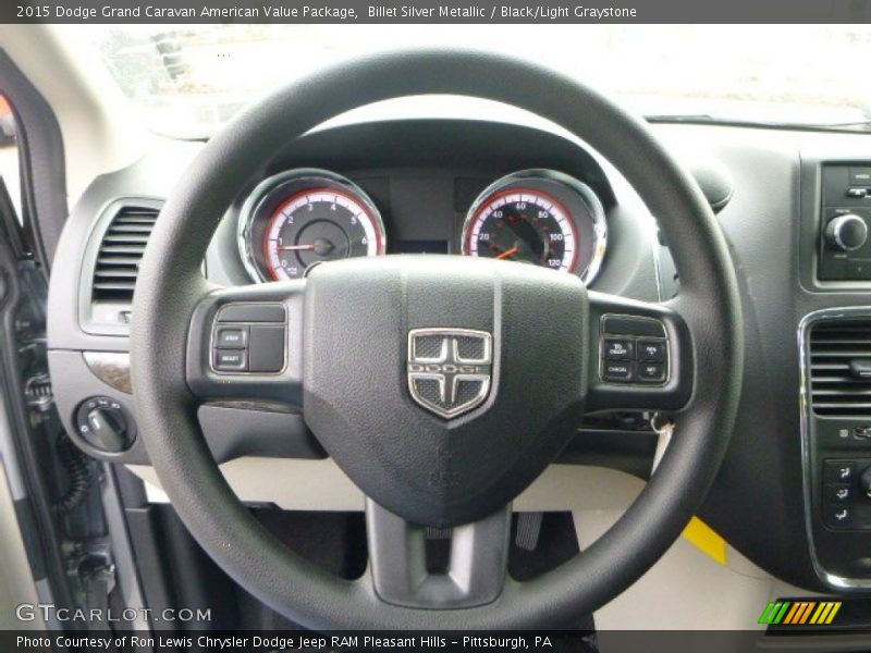 2015 Grand Caravan American Value Package Steering Wheel