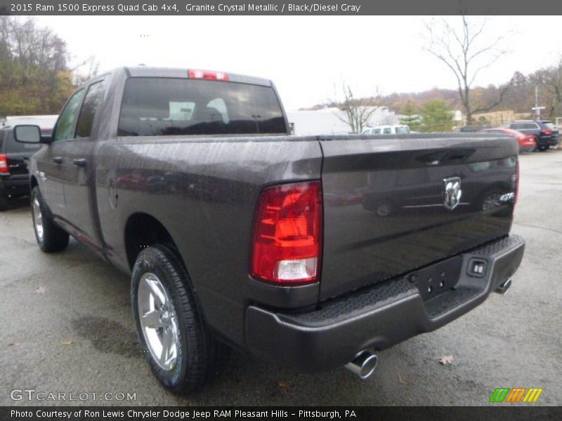 Granite Crystal Metallic / Black/Diesel Gray 2015 Ram 1500 Express Quad Cab 4x4