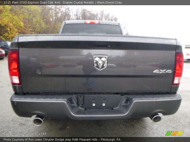 Granite Crystal Metallic / Black/Diesel Gray 2015 Ram 1500 Express Quad Cab 4x4