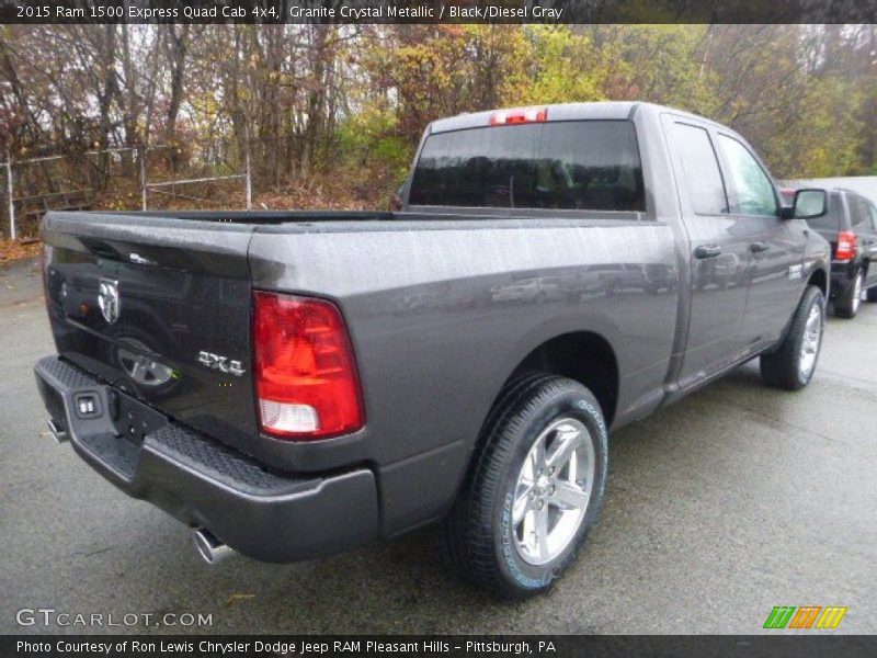 Granite Crystal Metallic / Black/Diesel Gray 2015 Ram 1500 Express Quad Cab 4x4