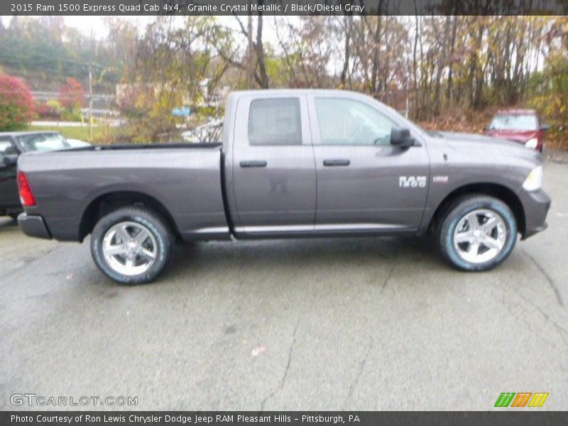 Granite Crystal Metallic / Black/Diesel Gray 2015 Ram 1500 Express Quad Cab 4x4