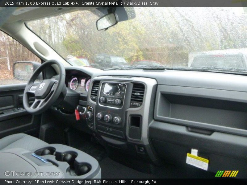 Granite Crystal Metallic / Black/Diesel Gray 2015 Ram 1500 Express Quad Cab 4x4
