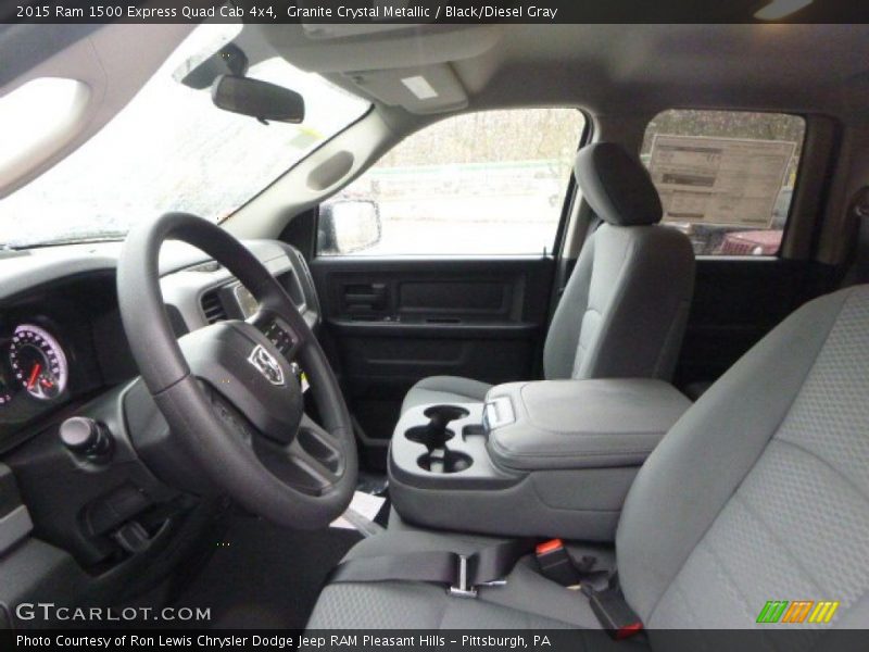 Granite Crystal Metallic / Black/Diesel Gray 2015 Ram 1500 Express Quad Cab 4x4