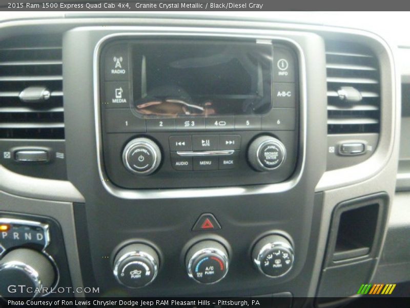 Granite Crystal Metallic / Black/Diesel Gray 2015 Ram 1500 Express Quad Cab 4x4