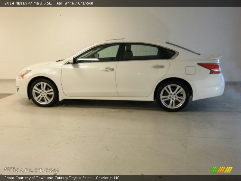Pearl White / Charcoal 2014 Nissan Altima 3.5 SL