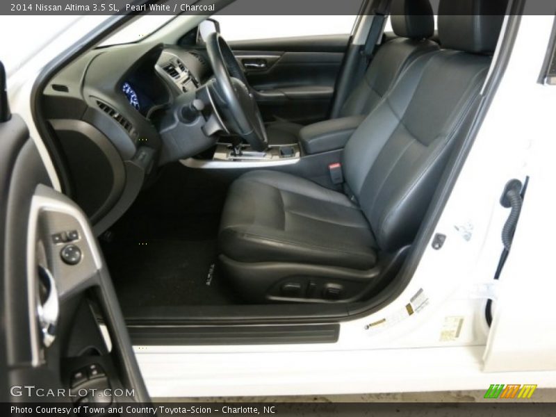 Pearl White / Charcoal 2014 Nissan Altima 3.5 SL