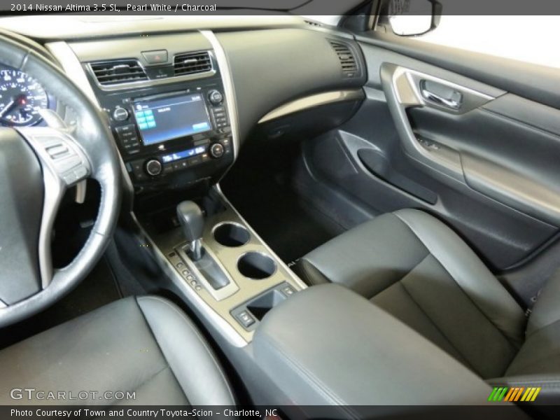 Pearl White / Charcoal 2014 Nissan Altima 3.5 SL