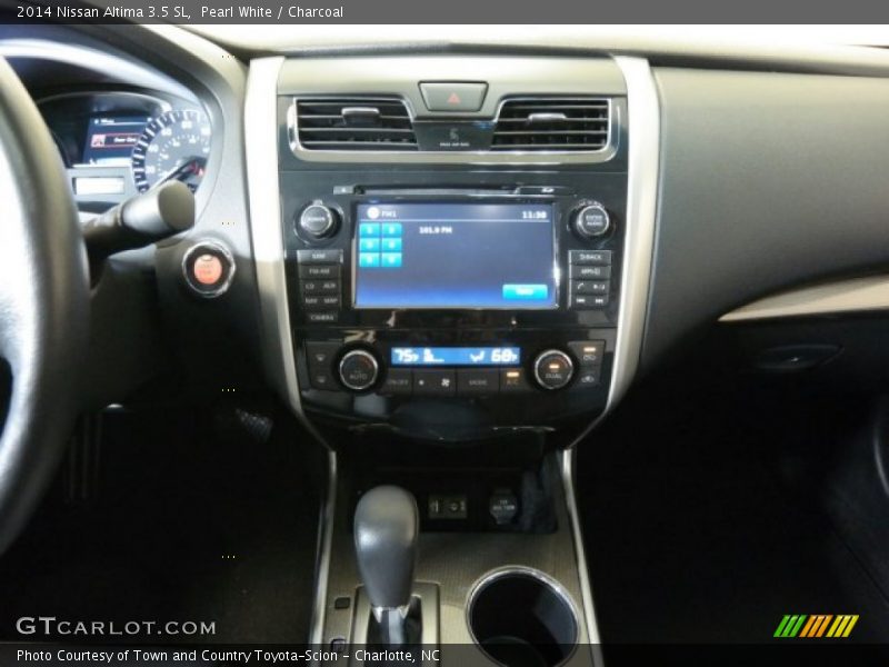 Pearl White / Charcoal 2014 Nissan Altima 3.5 SL