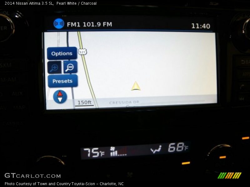 Pearl White / Charcoal 2014 Nissan Altima 3.5 SL