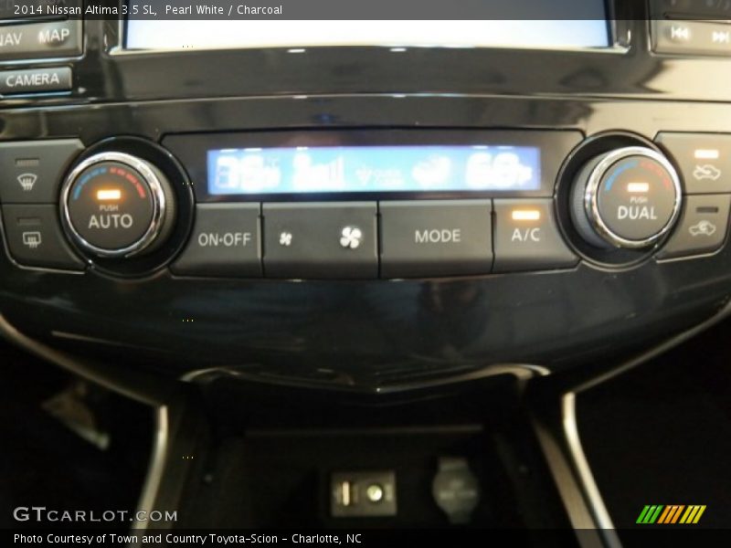Pearl White / Charcoal 2014 Nissan Altima 3.5 SL