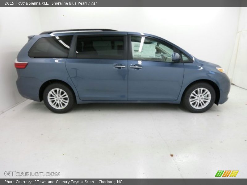 Shoreline Blue Pearl / Ash 2015 Toyota Sienna XLE