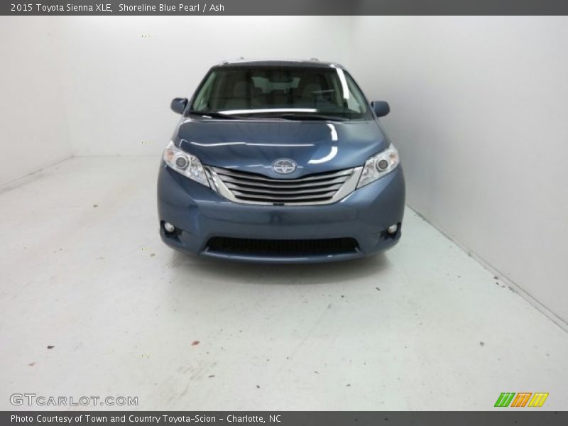 Shoreline Blue Pearl / Ash 2015 Toyota Sienna XLE