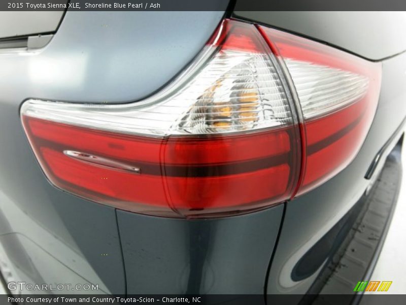 Shoreline Blue Pearl / Ash 2015 Toyota Sienna XLE