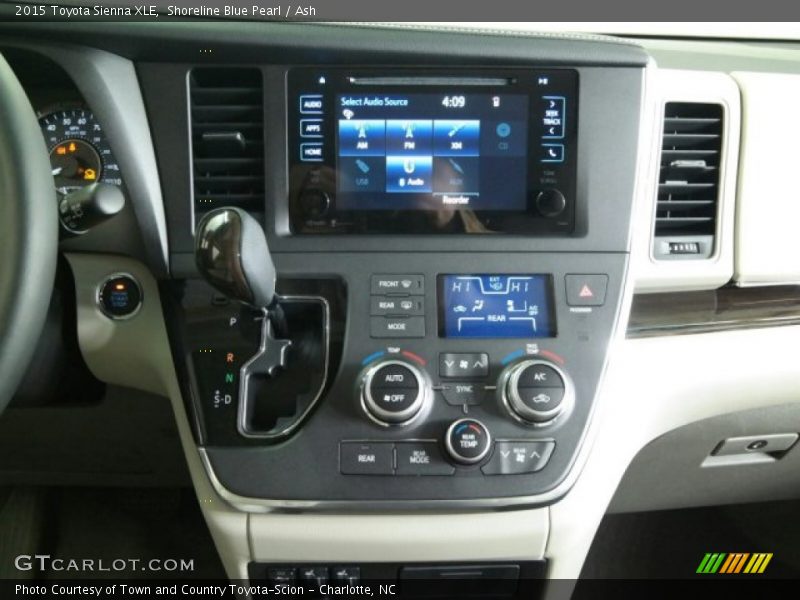 Shoreline Blue Pearl / Ash 2015 Toyota Sienna XLE