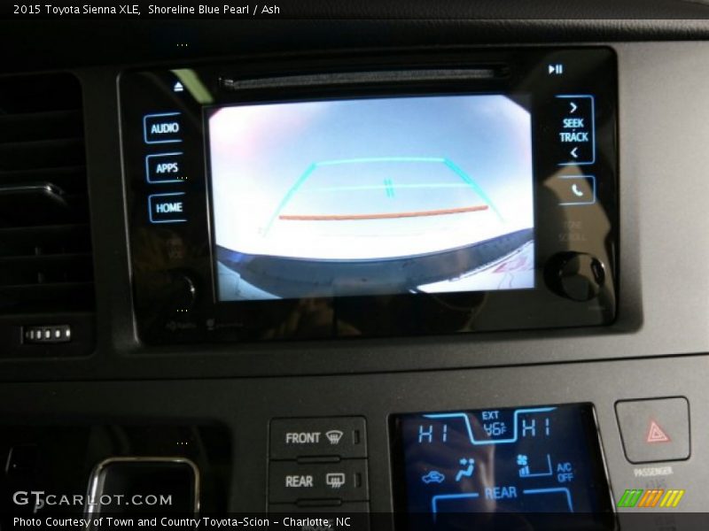 Shoreline Blue Pearl / Ash 2015 Toyota Sienna XLE