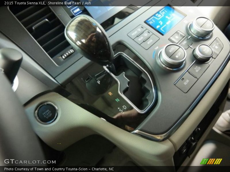 Shoreline Blue Pearl / Ash 2015 Toyota Sienna XLE